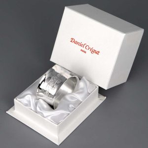 Rond de serviette argent Lavallière