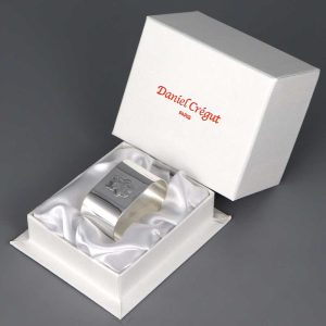 Rond de serviette argent Ourson