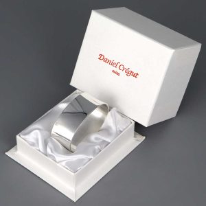 Rond de serviette argent Ovale