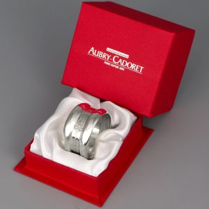 Rond de serviette argent Russe