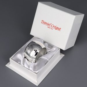 Rond de serviette argent Tonneau Filet Double