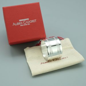 Rond de serviette argent massif Entrelas