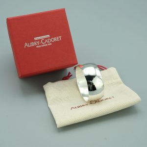 Rond de serviette argent massif Tonneau