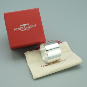 Rond de serviette argent massif Menton