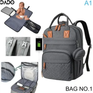 Sac à Dos à Langer - BabyTravel™ - Gris Foncé