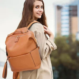 SAC A LANGER BLANC OU MARRON - LeatherBag™ - EN CUIR PU
