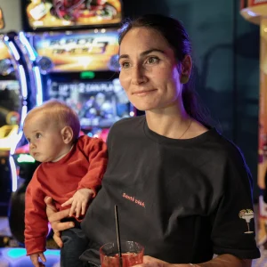 T-shirt allaitement anthracite SANTÉ BÉBÉ