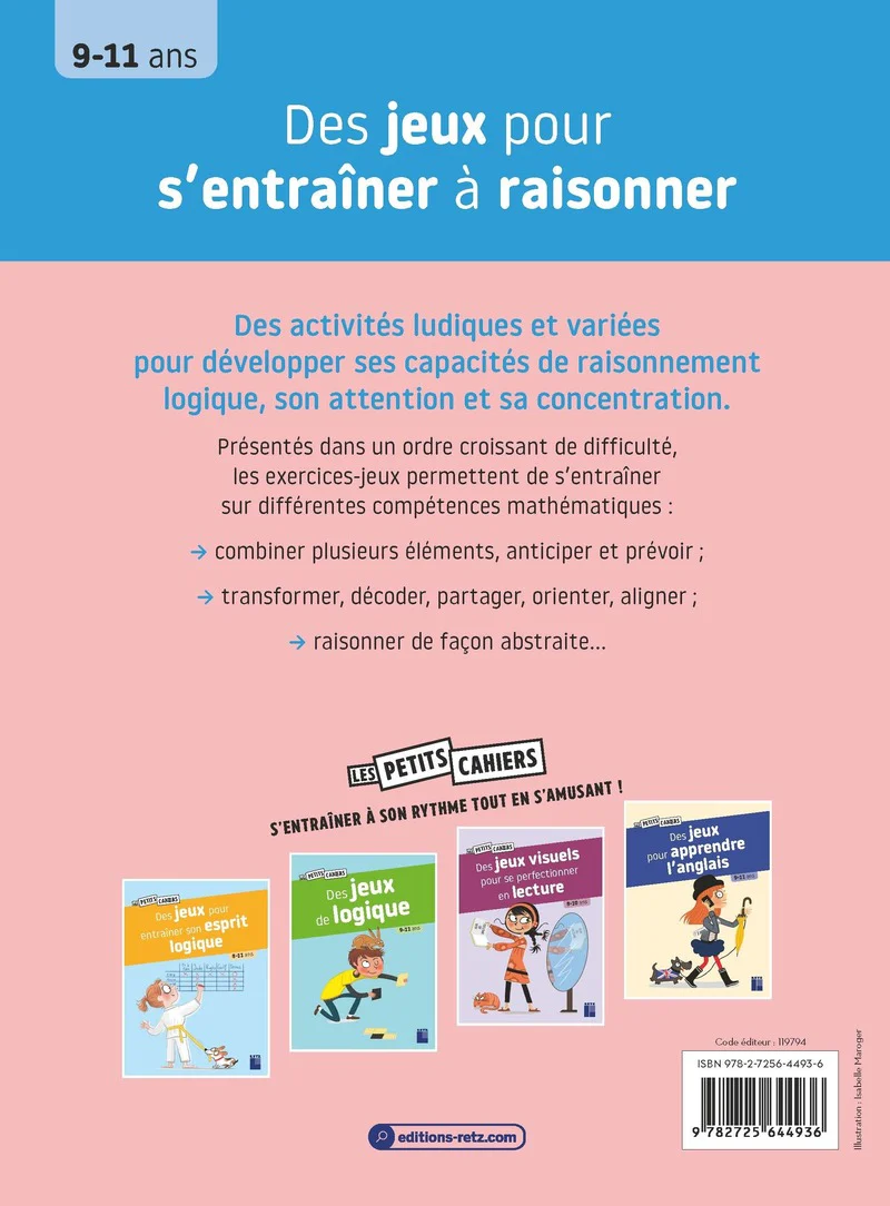 Cahier de jeux : des jeux pour s'entraîner à raisonner - 9-11 ans - 5-7 P – Image 2