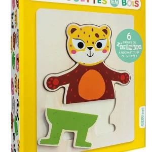 Mes silhouettes en bois - drôles de z'animaux à reconstituer