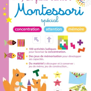 Mon grand cahier Montessori spécial concentration, attention, mémoire - 3-6 ans
