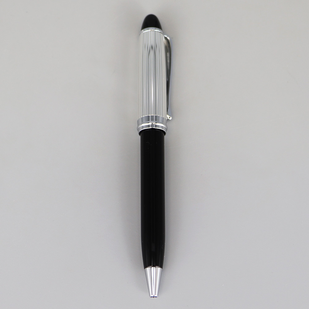 Stylo en argent Aurora Ipsilon Silver noir