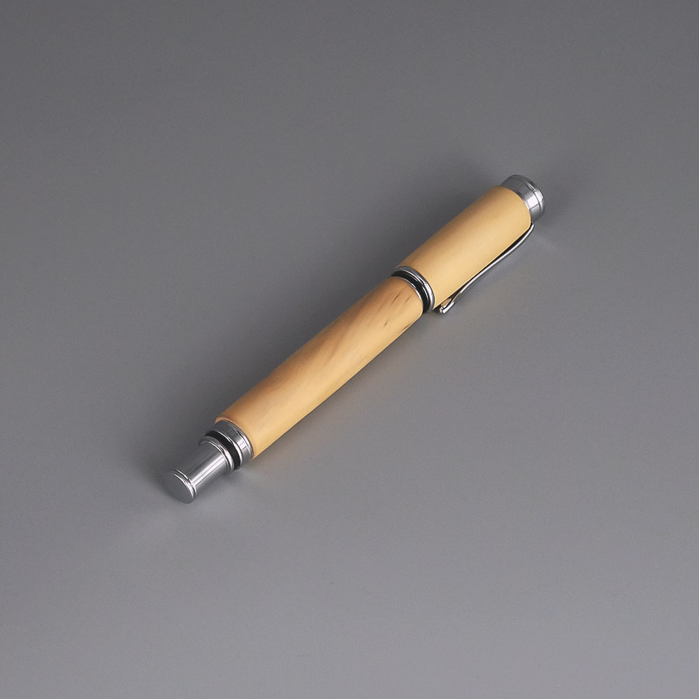 Stylo plume en bois et métal – Image 2