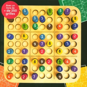 Sudoku Master  - Coffret de jeux en bois - Dès 8 ans