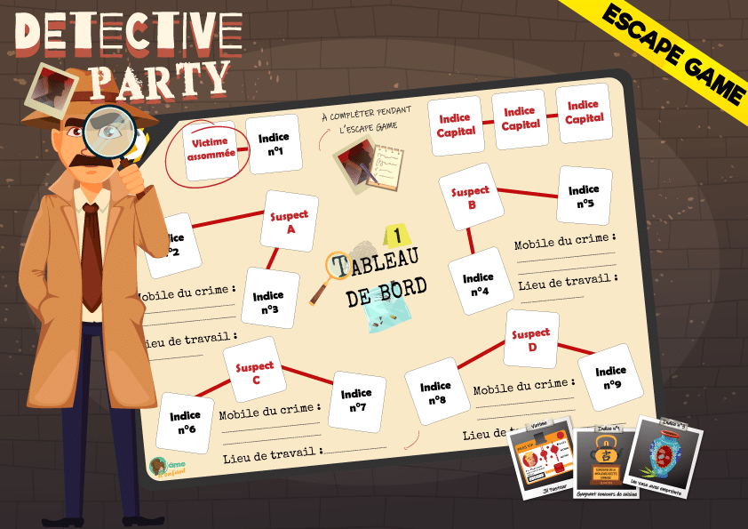 Escape Game – Detective Party (7/9 ans) – Image 4
