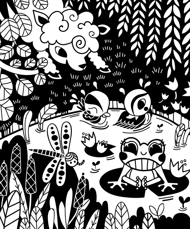 Printemps - 10 Tableaux de velours à colorier dès 3 ans – Image 4