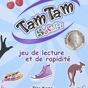 Cartes: Jeu de lecture et de rapidité Tam Tam Safari N1 - 7 ans - 3 -6P Harmos