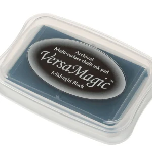 Coussin encreur noir pour tampons - 99 x 68 x 19 mm