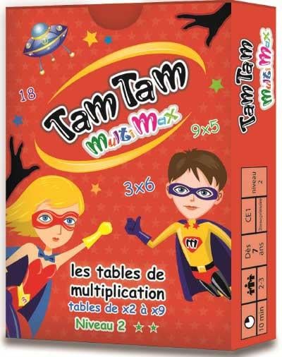 Tam Tam multimax - les tables de multiplication