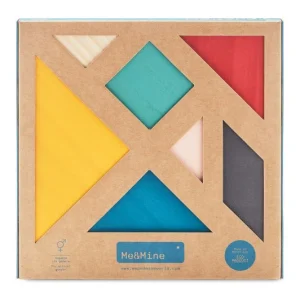 Tangram en bois - Jeu et casse-tête de réflexion pour tout âge