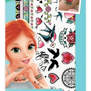 75 Tattoos lavables colorés - dès 6 ans