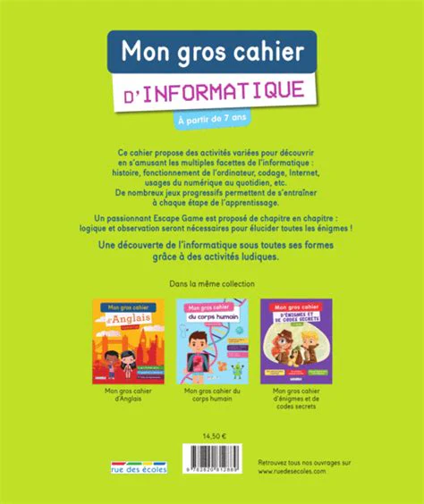Mon gros cahier d'informatique - dès 6 ans – Image 2
