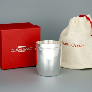 Timbale argent massif Tonneau Filet