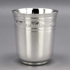 Timbale en argent Christofle | Liseret fleuri | occasion reconditionnée