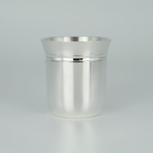 Timbale argent massif Evasée Filet